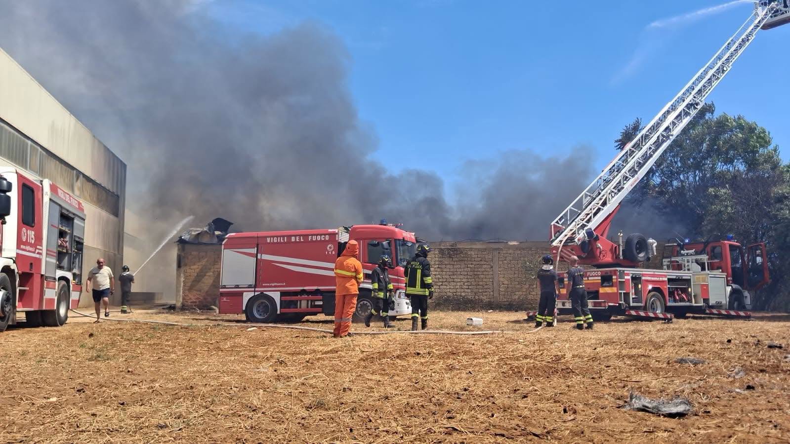 incendio cri castelvetrano 2026