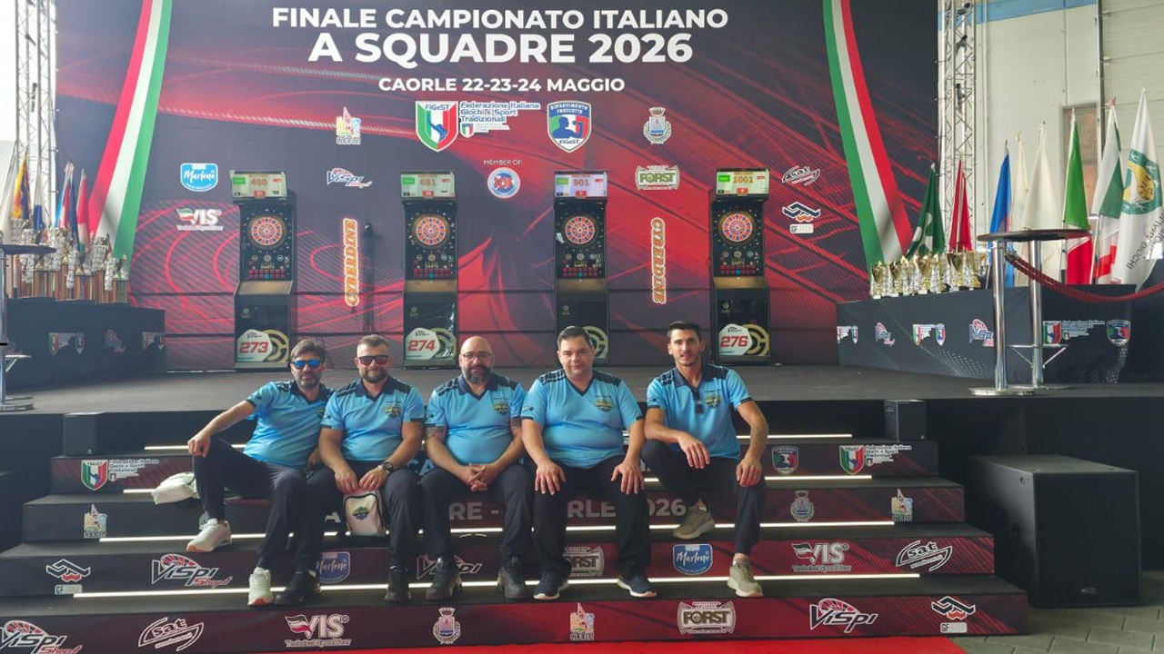 Accursio Chiarello guida la Iron Darts: noni a Caorle nella Serie C del Campionato Italiano 2026