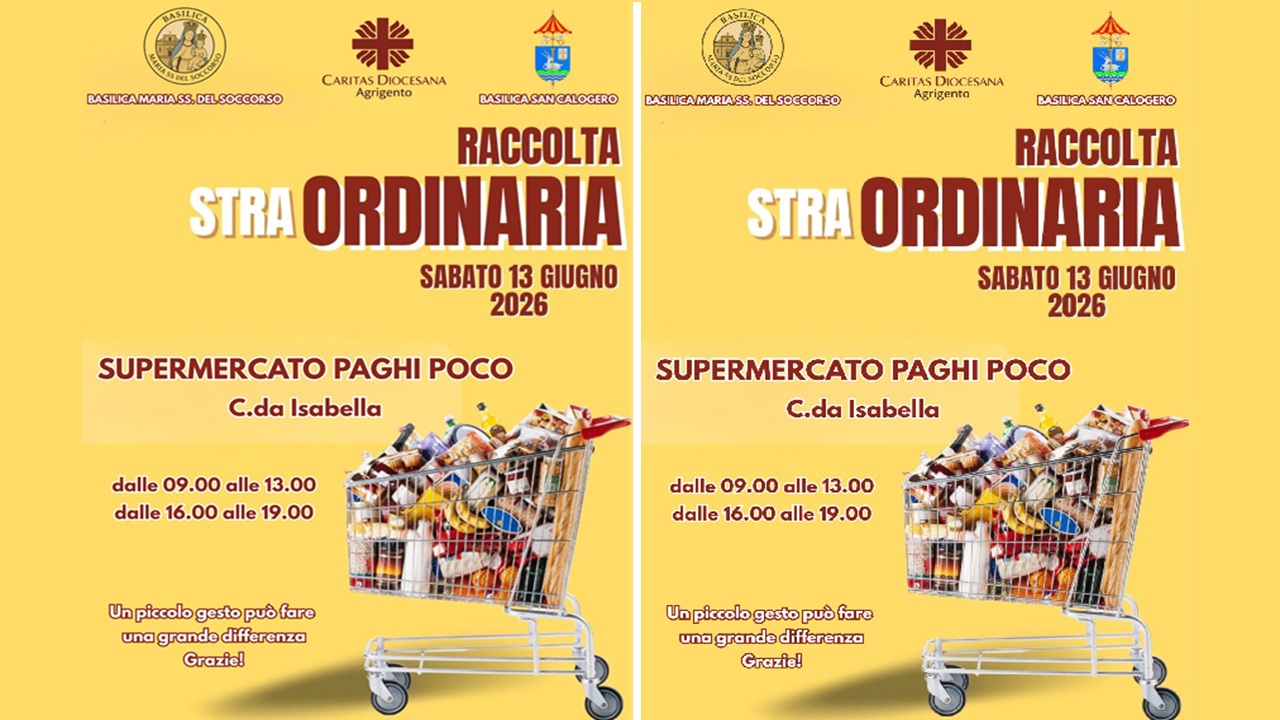 raccolta alimentare 2026 san calogero