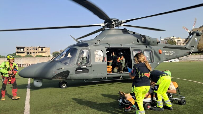 sbarco paziente da elicottero 2026