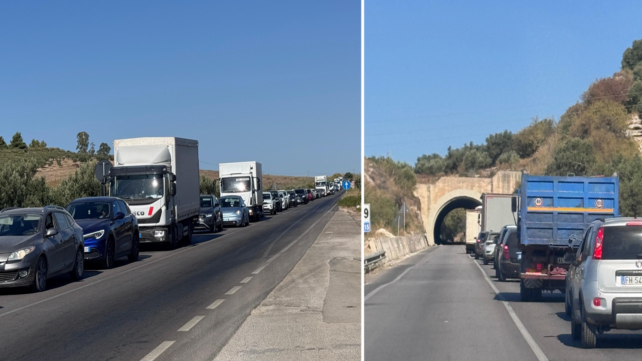 statale 115 sciacca caos 09-26