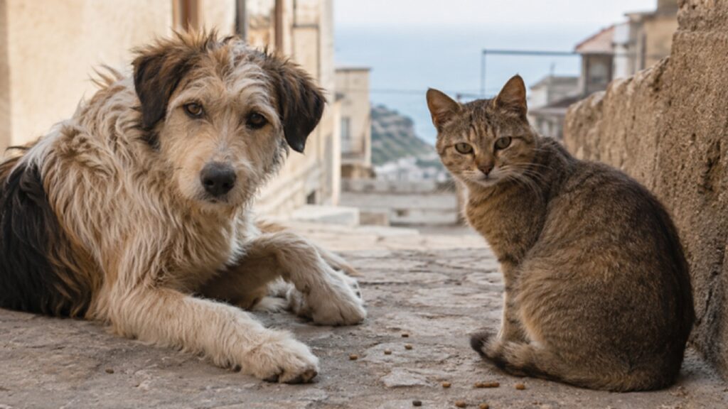 cani e gatti randagi