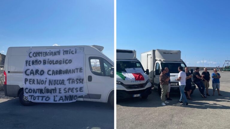 commercianti pesce protesta 2026
