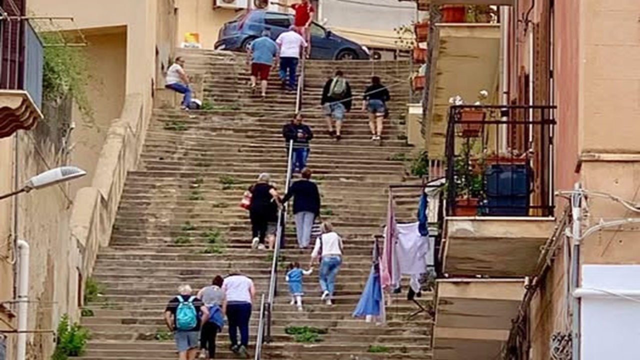 scalinata di paola sciacca